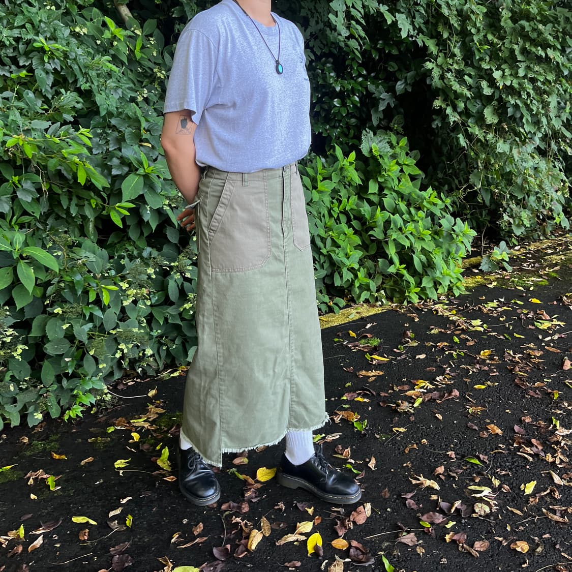 Japanese Vintage Fatigue long skirt  상품이미지2