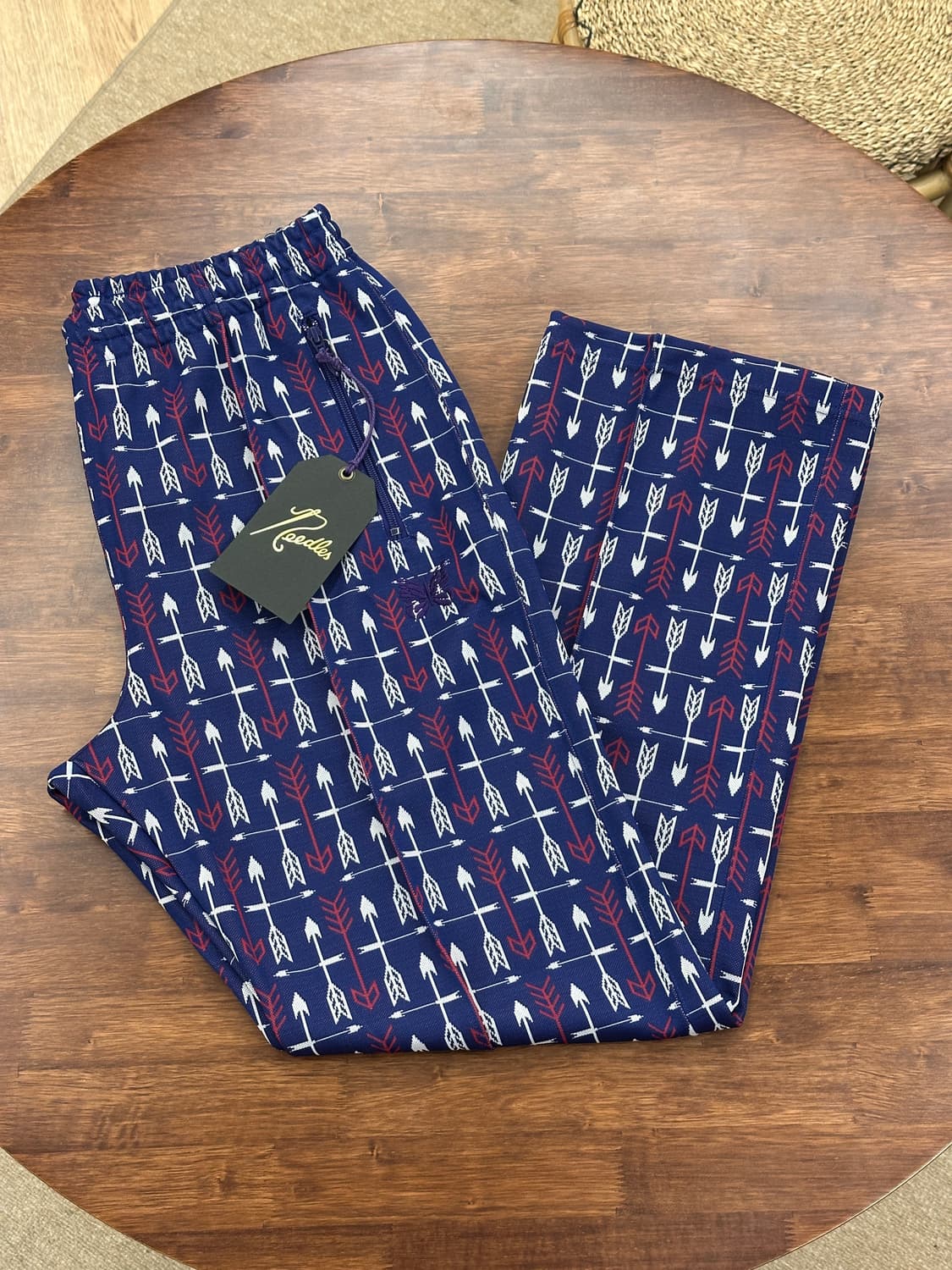 [새제품] NEEDLES 니들스 애로우 트랙팬츠 네이비 L 상품이미지1