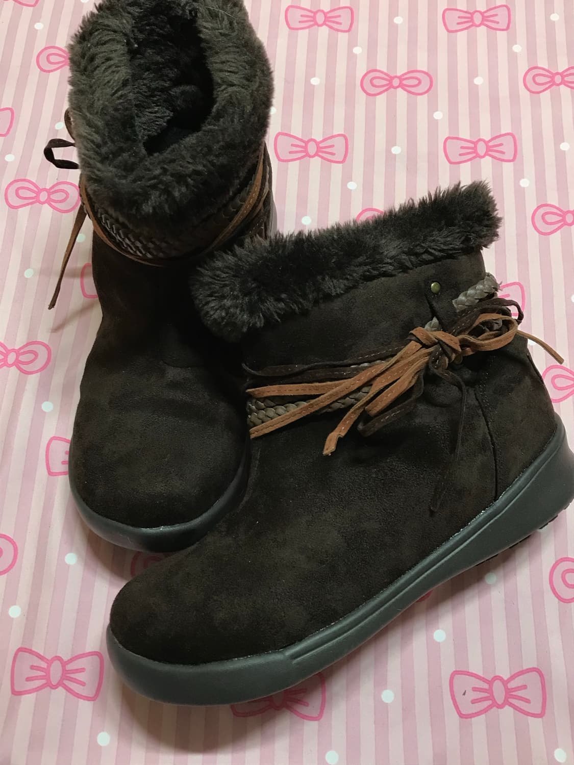 Grace garden hawkins 히피부츠 갸루 털 부츠 상품이미지4