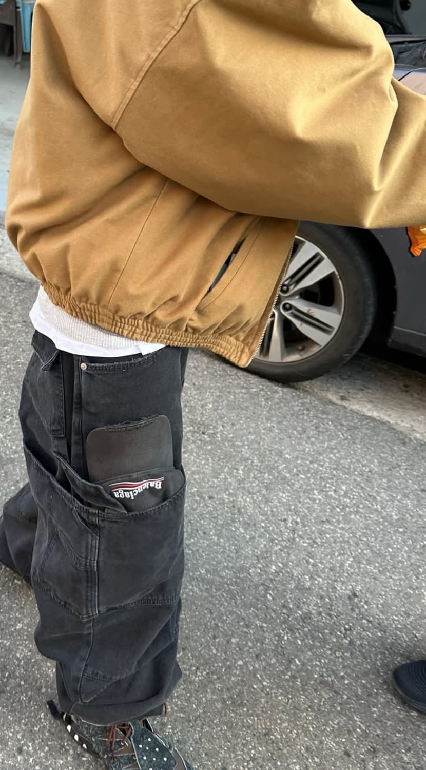 논노드 몰스틴 봄버 카멜 상품이미지4