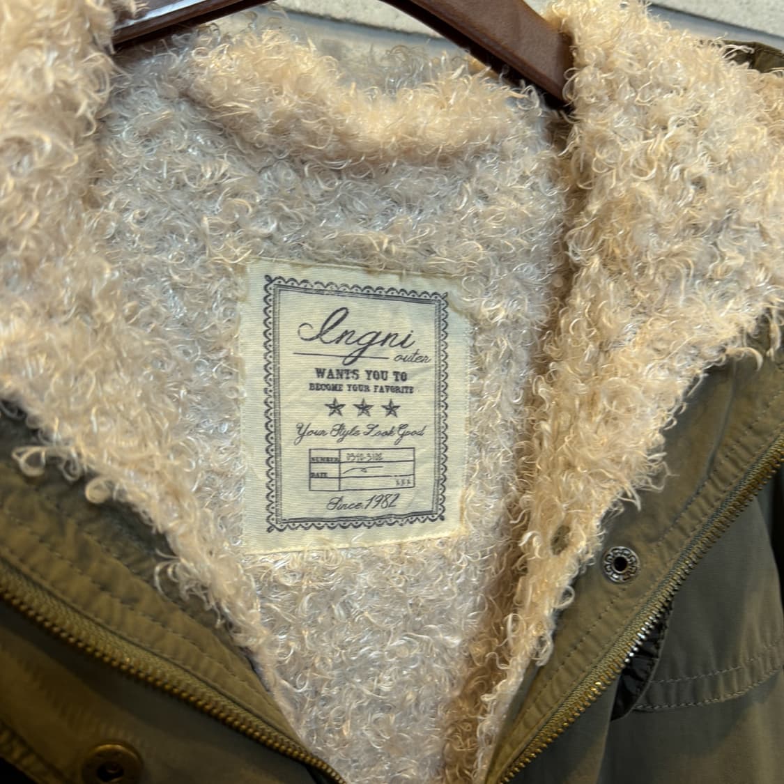 JPN VINTAGE 소프트 밀리터리 필드자켓 보아퍼 안감 탈부착 디테일 상품이미지7