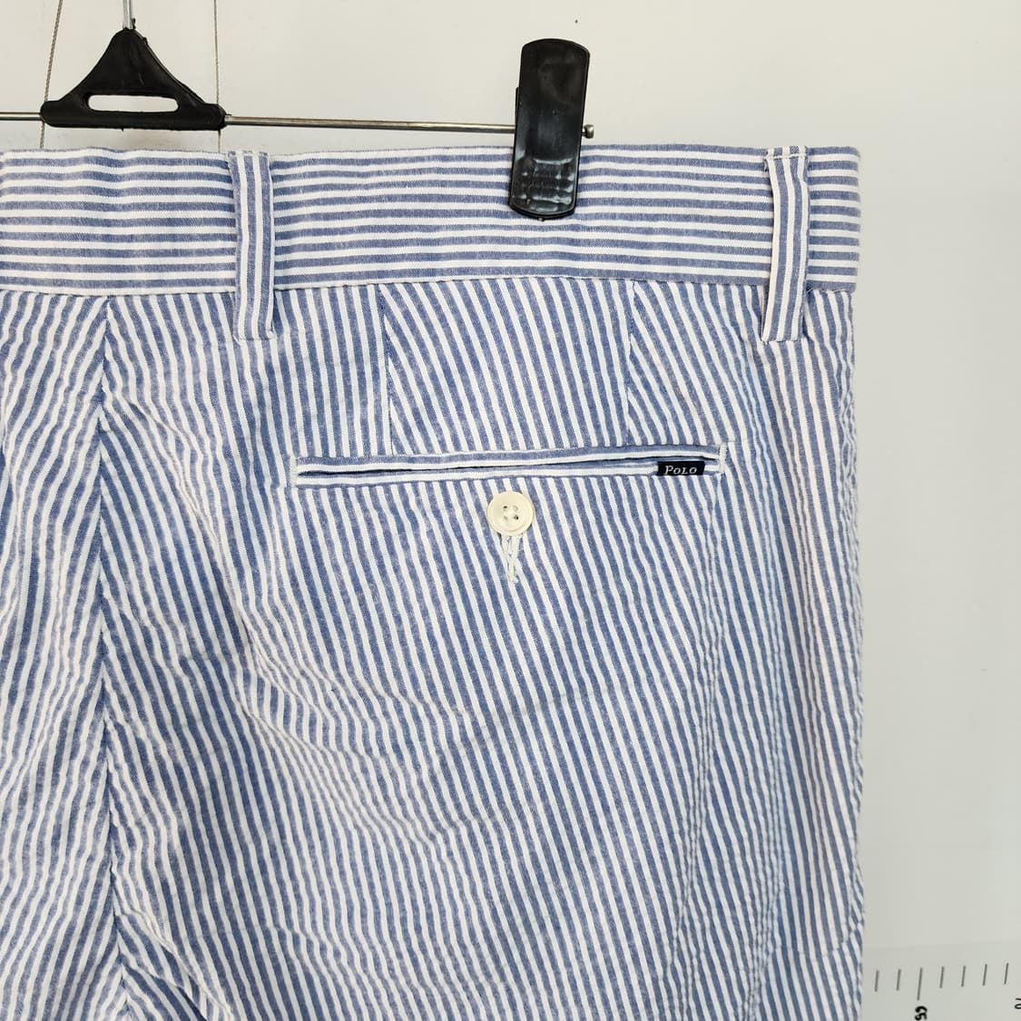 폴로 스트라이프 면 반바지 상품이미지3