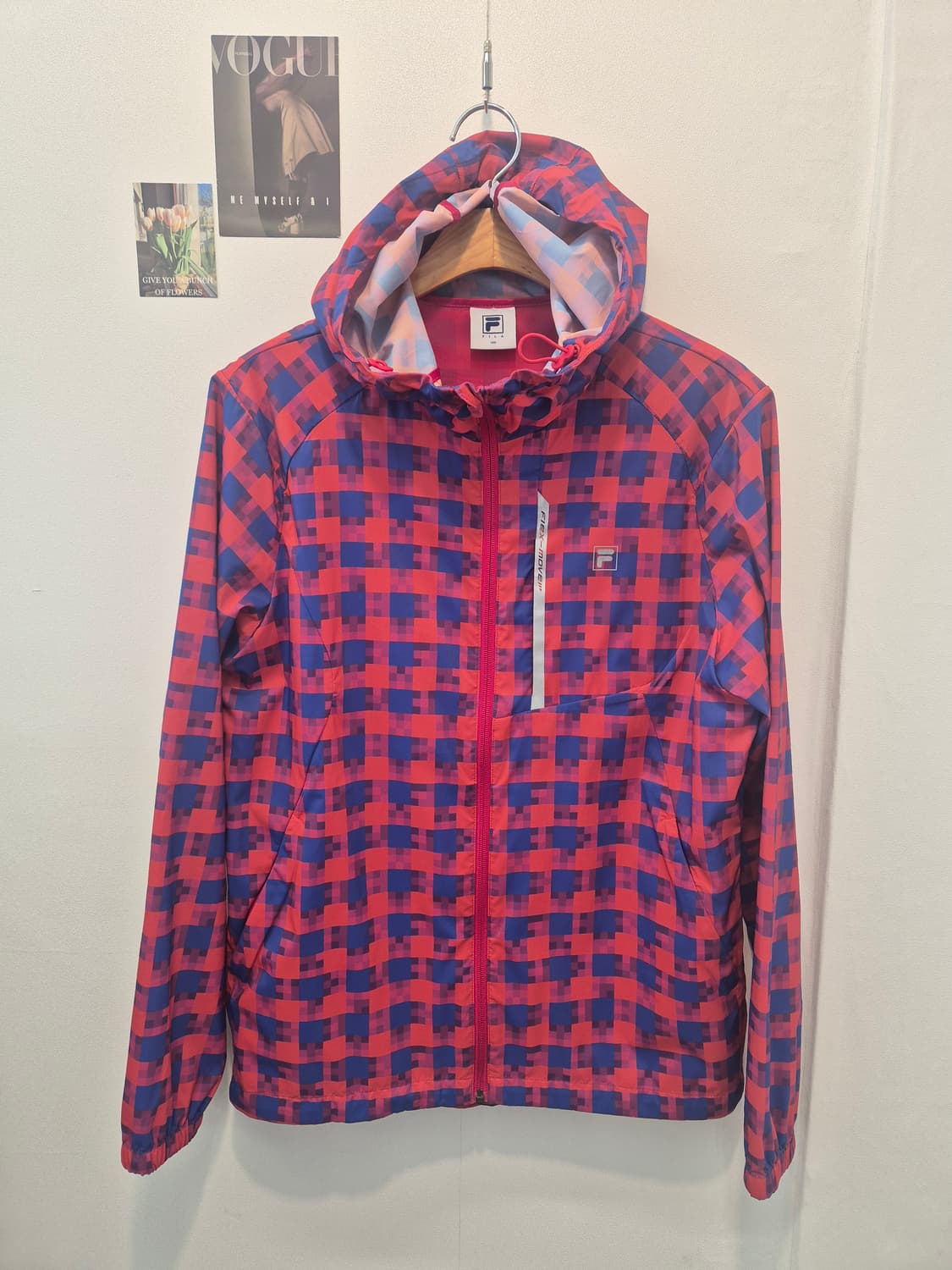 FILA의 체크 패턴 바람막이  100
 상품이미지1