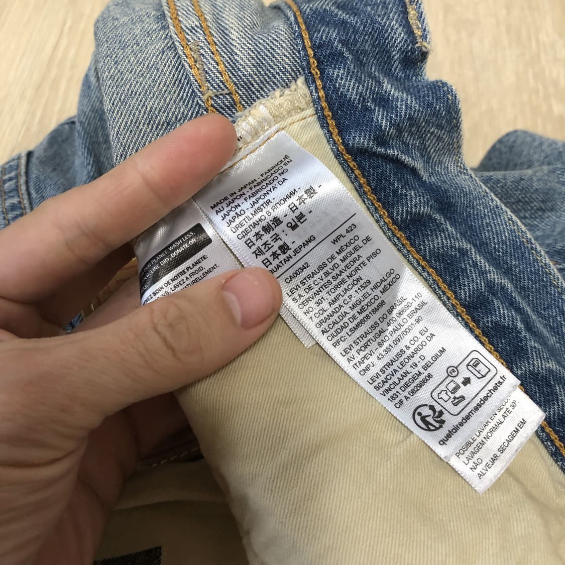 (36) 리바이스 LVC 1954 501Z XX 0108 미디움 워시 상품이미지6