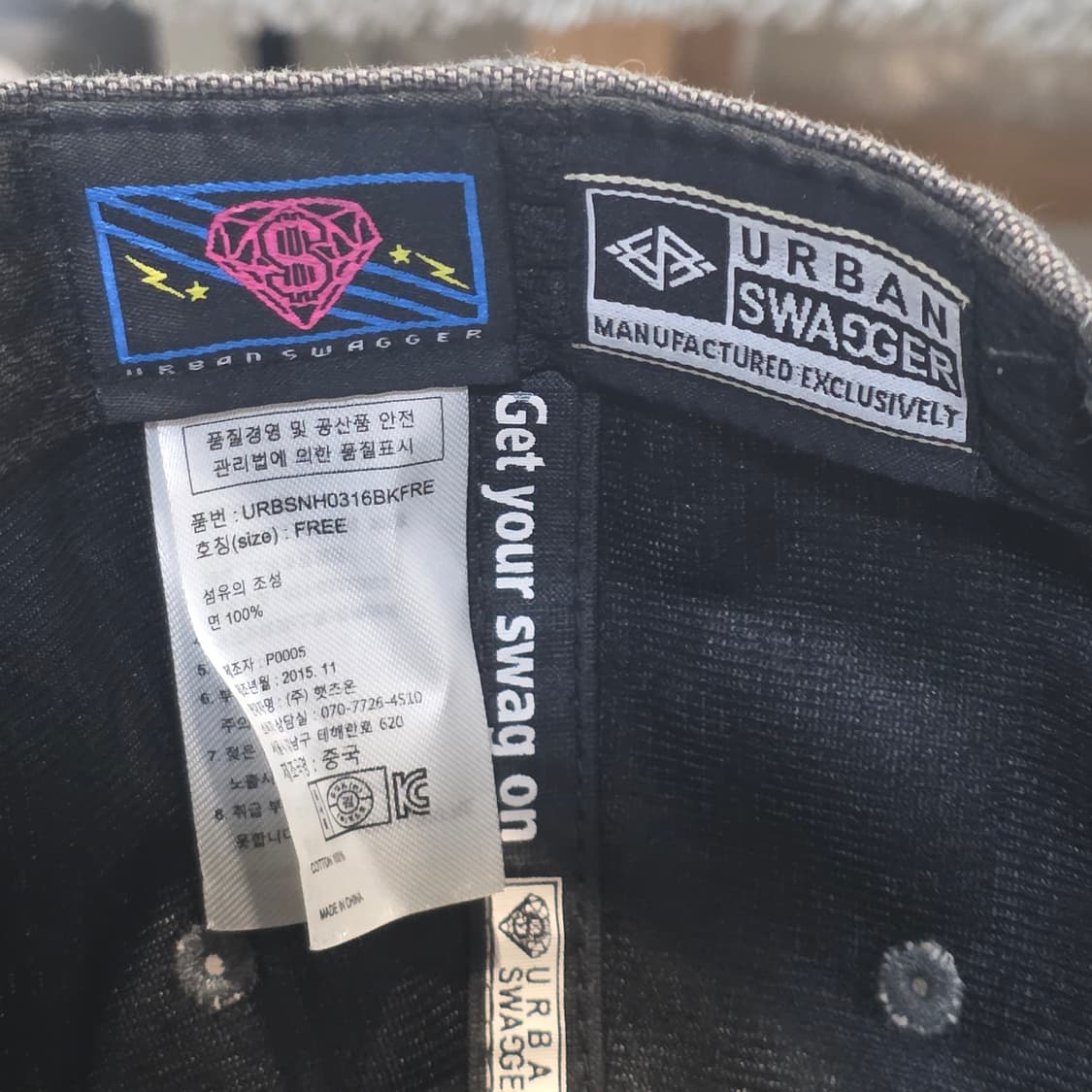 L6-5:어반스웨거 소 럭키 뉴욕 스냅백(56-58cm 상품이미지8