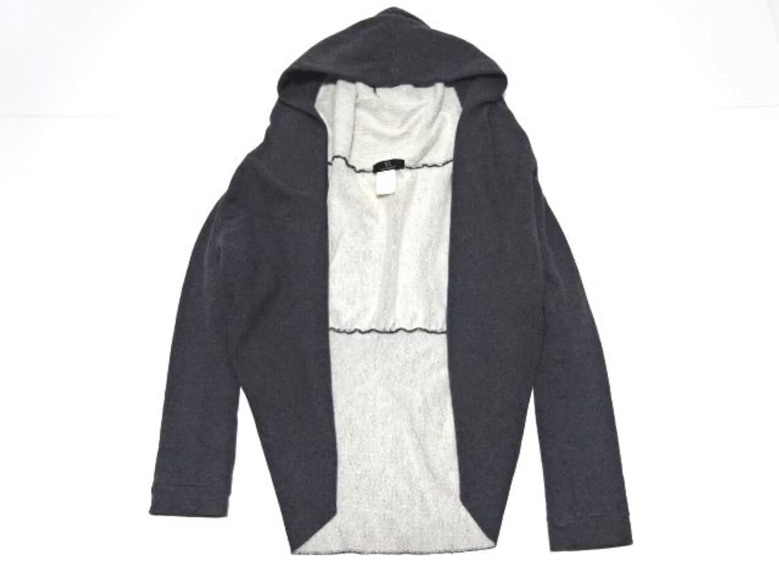 Yohji Yamamoto 숄칼라 오픈 후디 가디건  상품이미지2