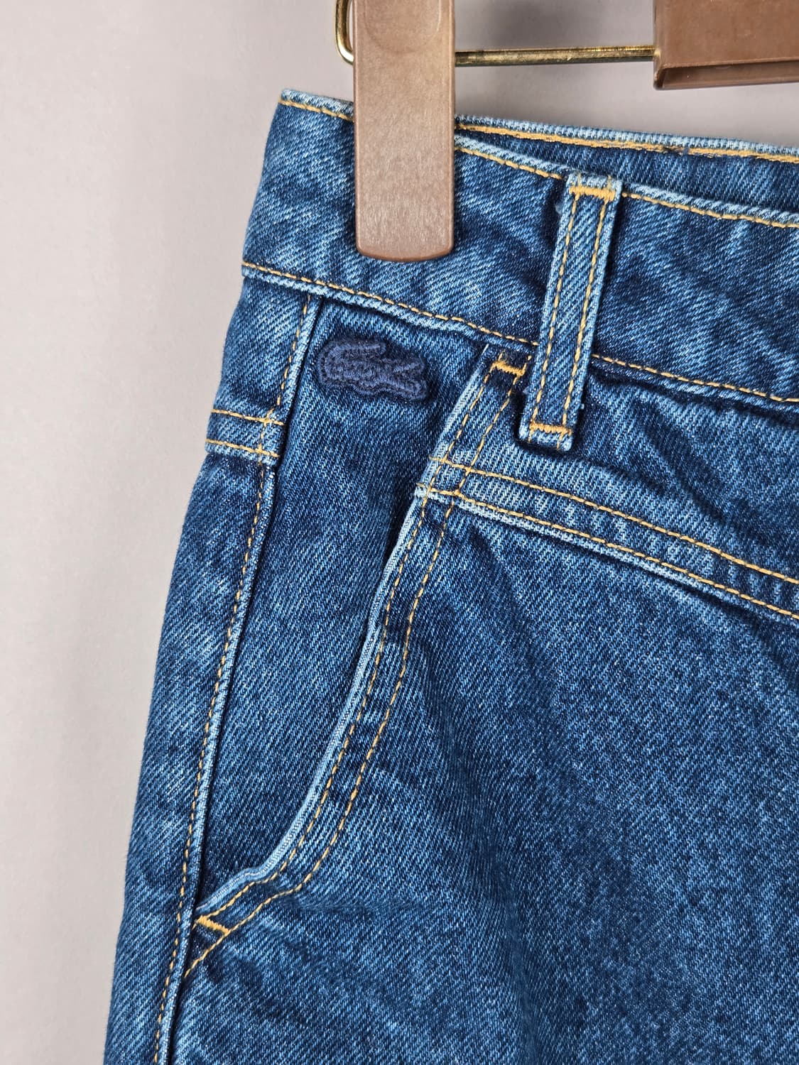 [무료배송]라코스테 34 여성 하이웨이스트 데님 팬츠 청바지 상품이미지3