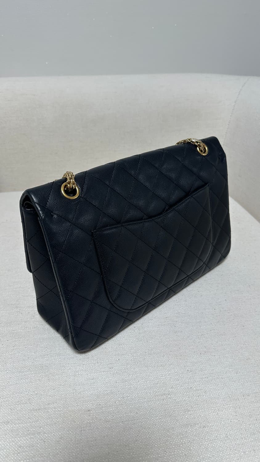 샤넬 빈티지 2.55 캐비어 맥시(구 라지)  상품이미지9