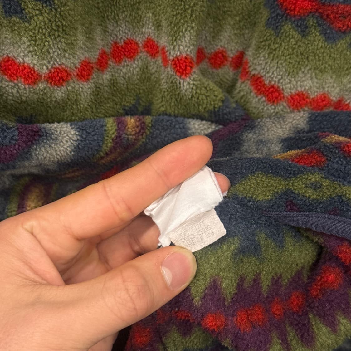 Rare! 90s 파타고니아 네이티브 패턴 스냅-T 신칠라 플리스 상품이미지9