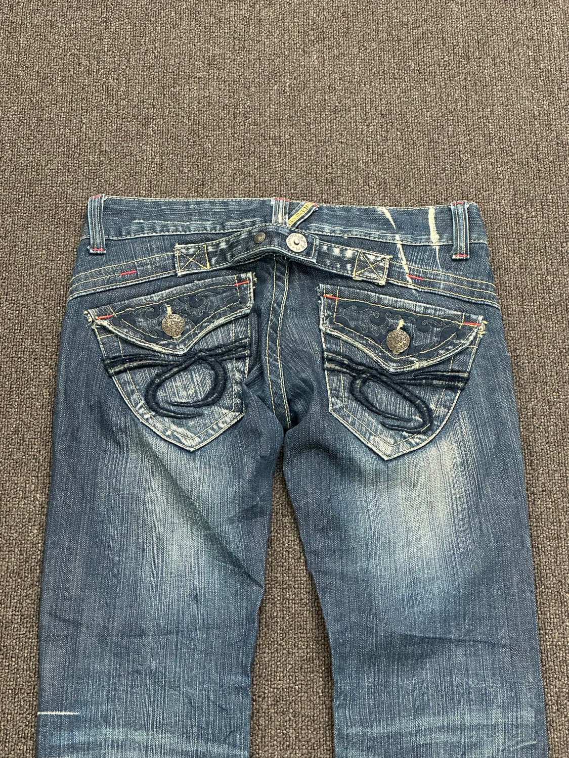 27)레드페퍼 빈티지 Y2K 자수 데님팬츠 상품이미지9