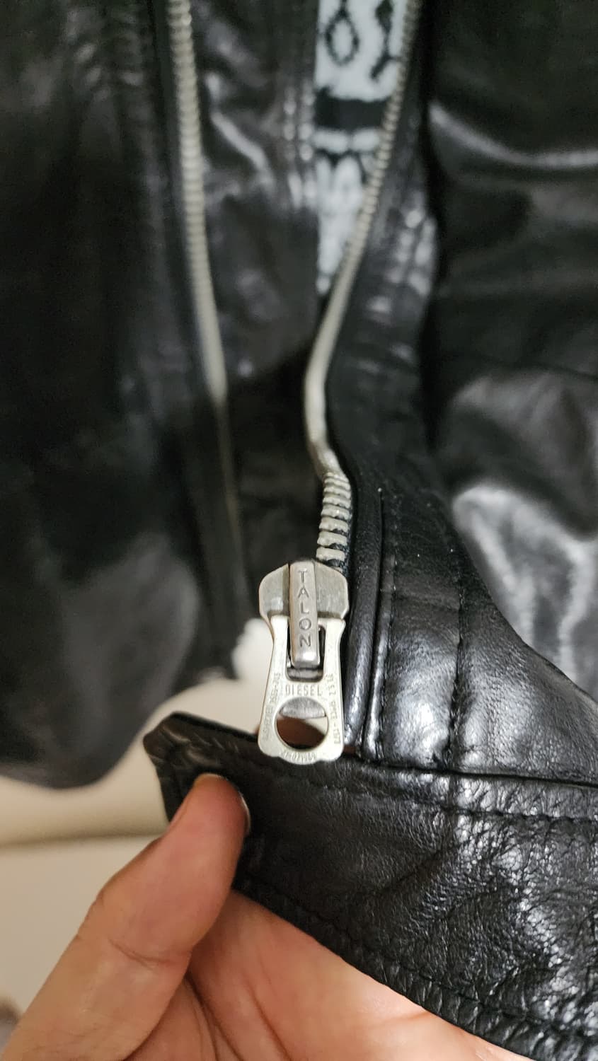 디젤(DIESEL) 레더 가죽 라이더 자켓 상품이미지9