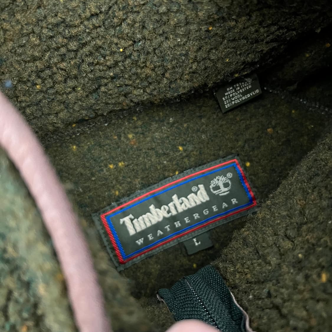 팀버랜드 오버사이즈 클래식 플리스 집업 자켓 상품이미지5