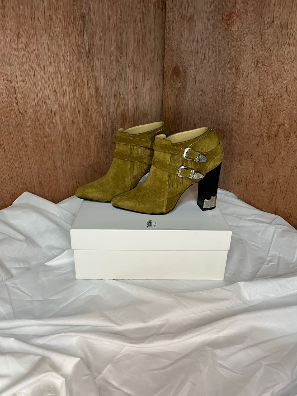 Toga Pulla Seude ankle boots 상품이미지1