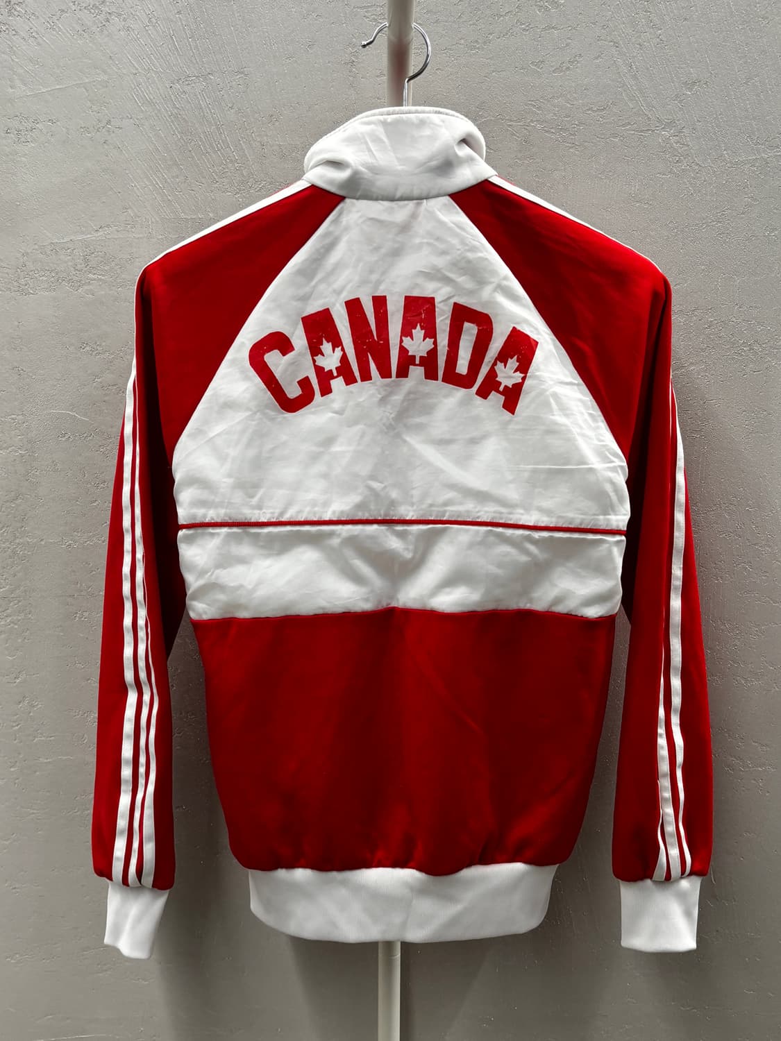 아디다스 캐나다 트랙탑 져지 집업 레드 화이트 90 상품이미지8