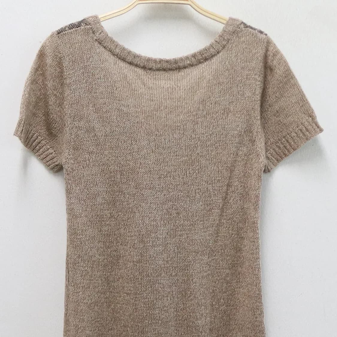 NATURAL COLMO 빈티지 울 혼방 반팔 원피스 60353 상품이미지7