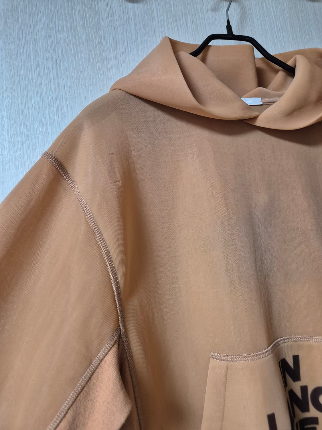 (정품) 헬무트랭 후드 맨투맨 오간자 후드맨투맨 라지 상품이미지3