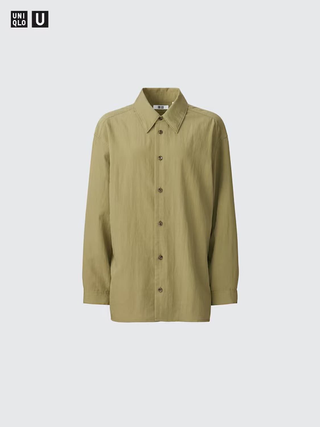 유니클로U 24fw 드레이프 셋업 올리브 2XL 상품이미지3