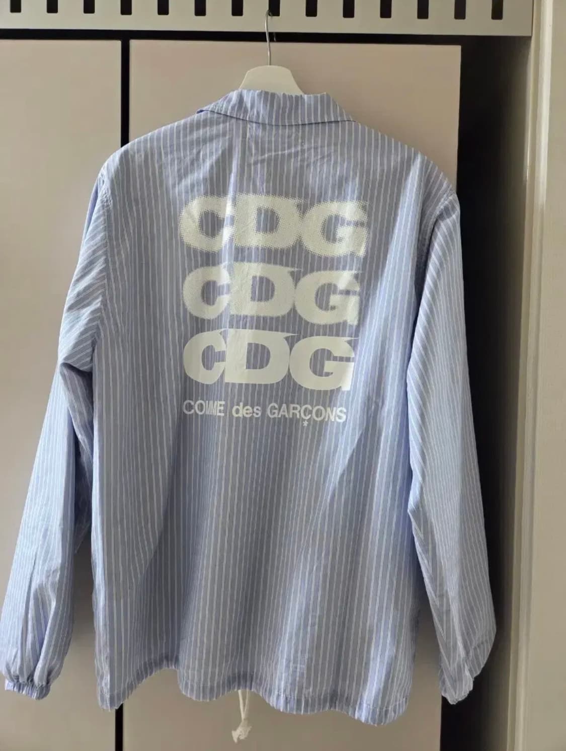 CDG 꼼데가르송 스트라이프 코치 자켓(지디 착용) 상품이미지1