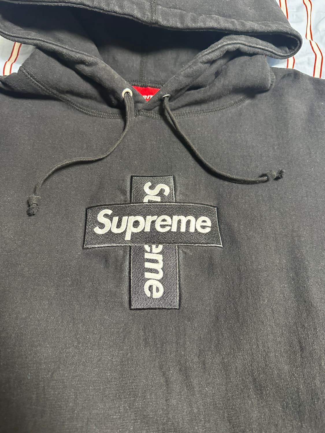 슈프림 크로스로고 후드 상품이미지2