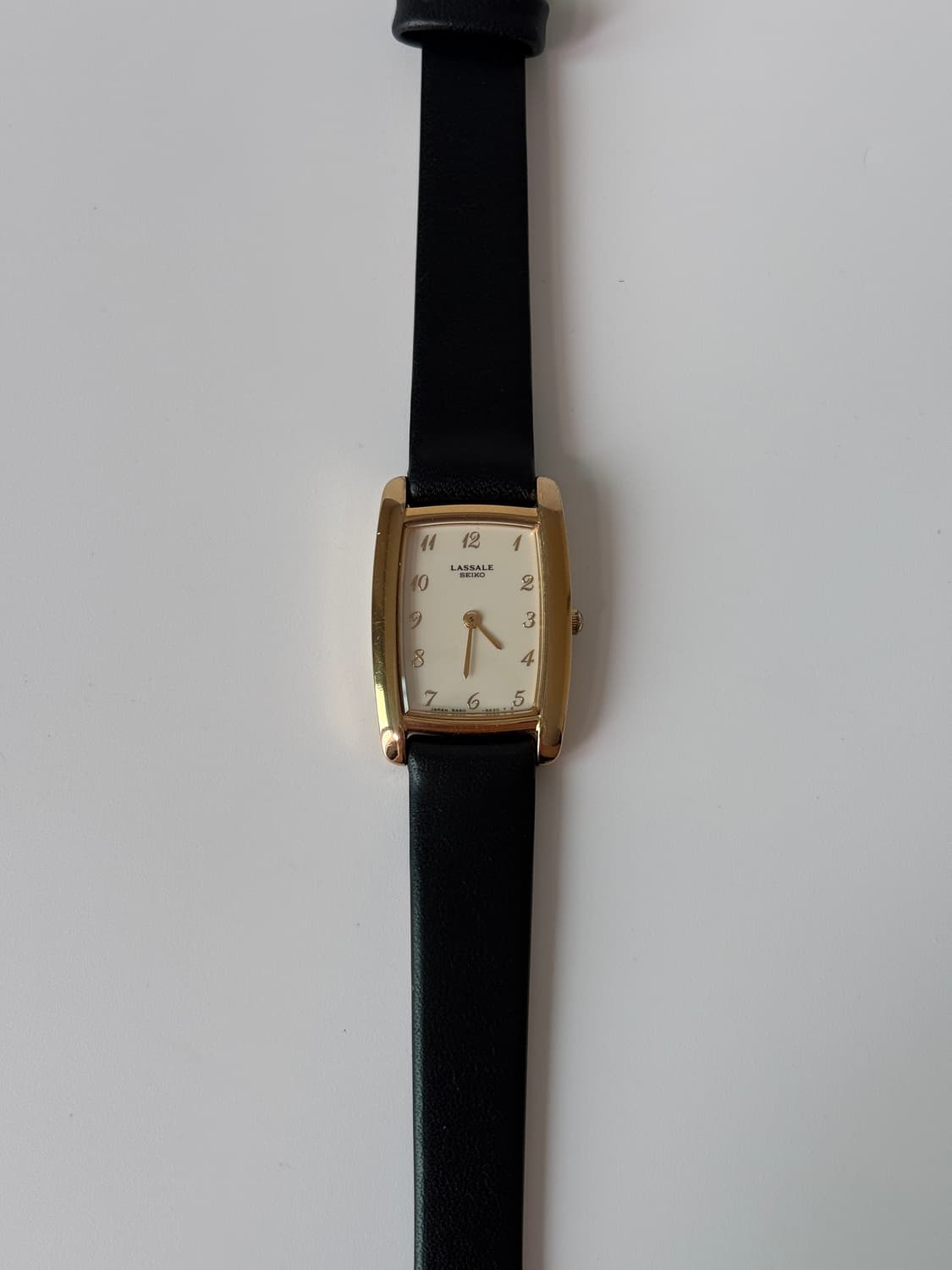 1980s Lassale Gold Tank Ladies Quartz 상품이미지4