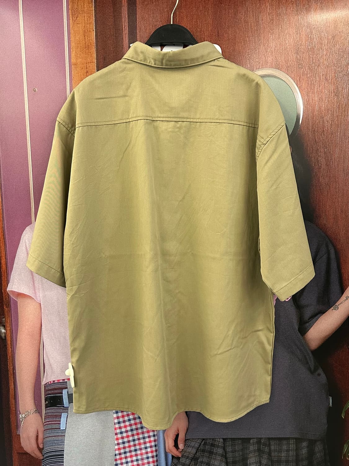 CARHARTT 칼하트 베이지 포켓반팔셔츠 상품이미지4