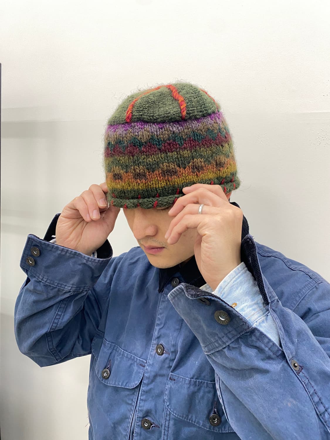 Lost Horizons 핸드니트 울 햇 상품이미지2