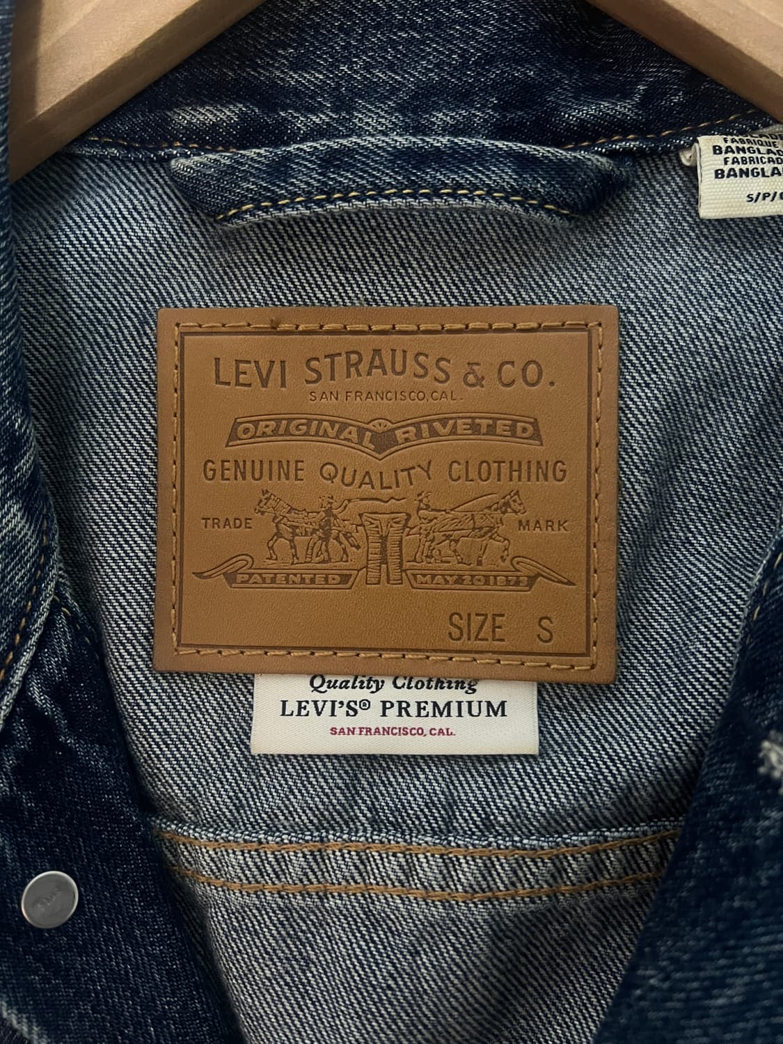 [s]리바이스 데님 자켓 상품이미지2