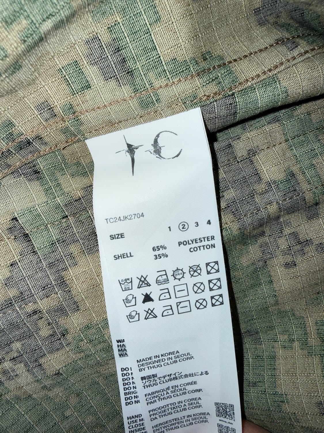 Thug Club Army Jacket 떠그클럽 아미 자켓 상품이미지4