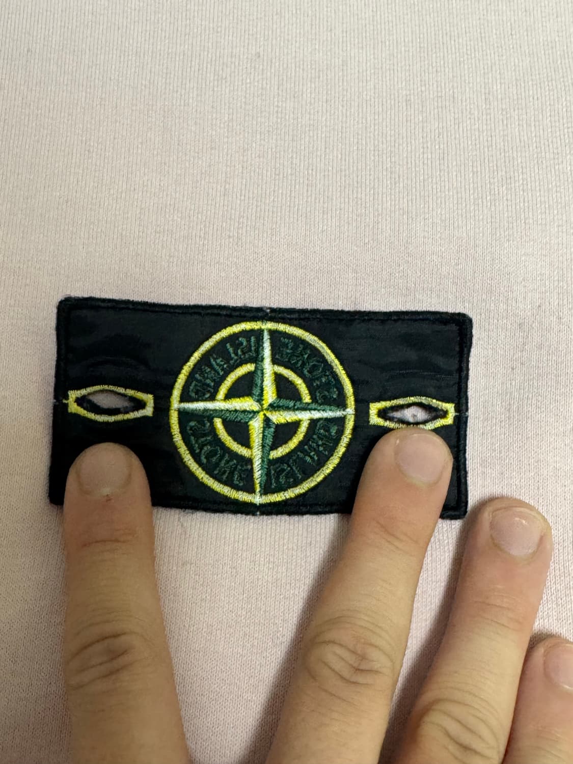 [M]스톤아일랜드 핑크 롱슬리브 맨투맨 상품이미지7