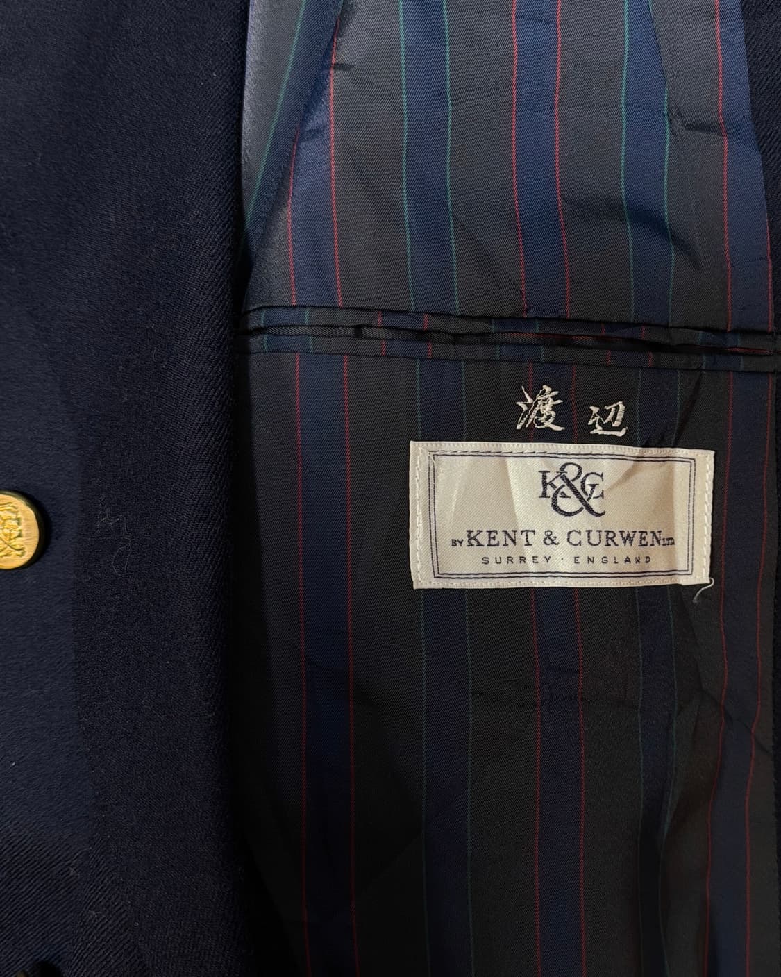 KENT & CURWEN 금장 더블 자켓 상품이미지8