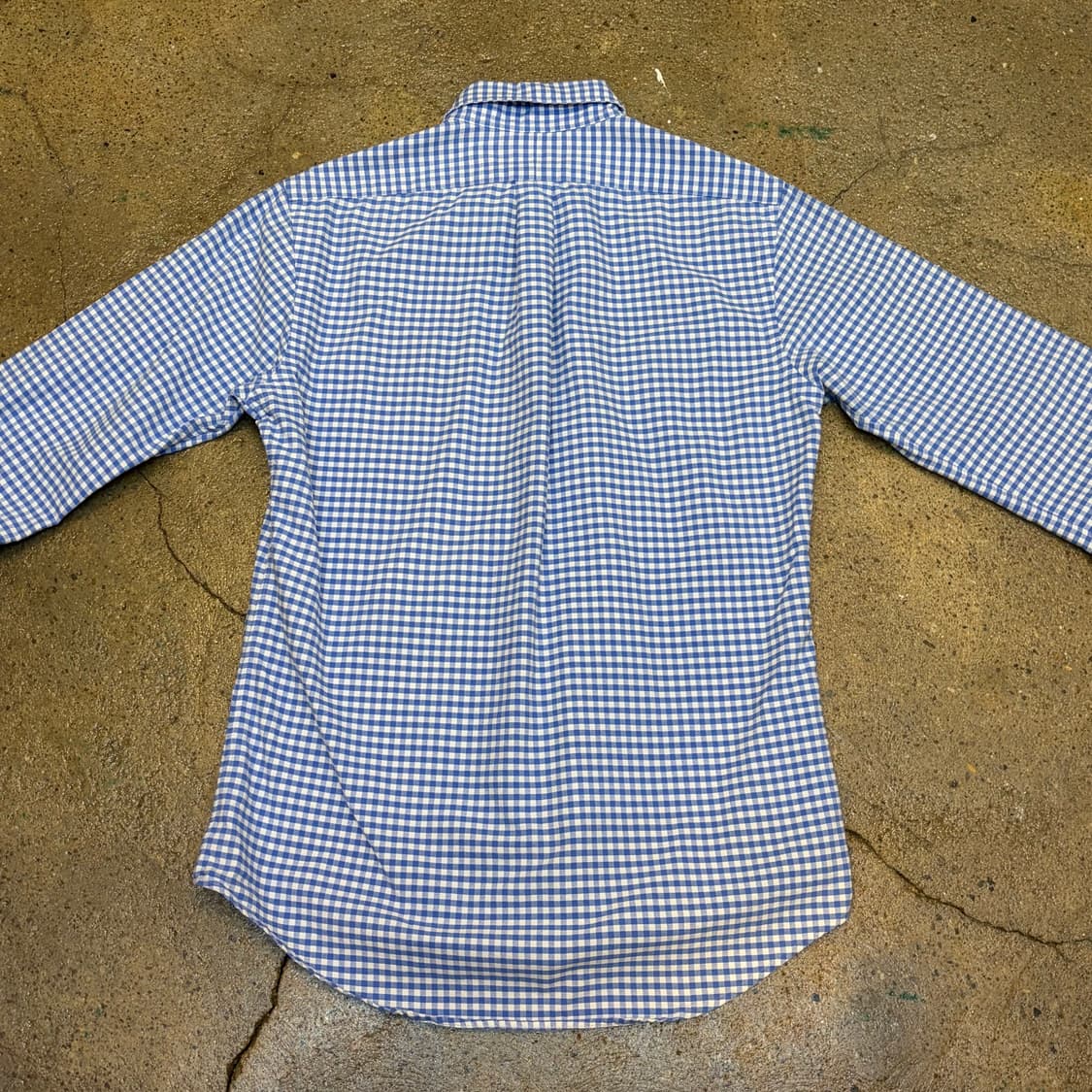 90s 미국 빈티지 폴로랄프로렌 체크 긴팔 셔츠 상품이미지6