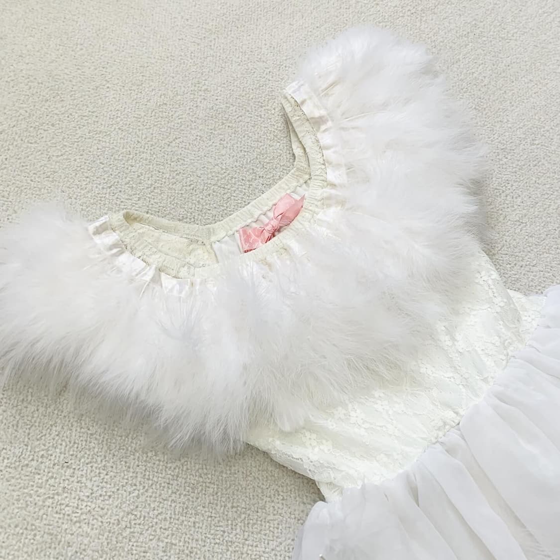 스완키스 엔젤릭스완 미니 퍼 원피스 상품이미지2