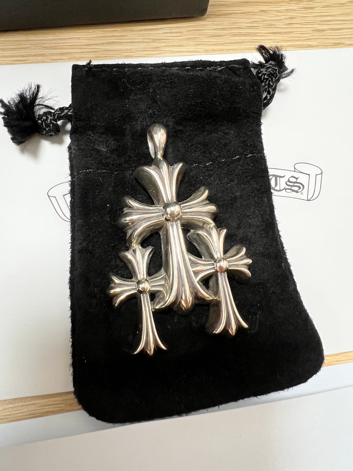 크롬하츠 트리블 크로스 펜던트 상품이미지2