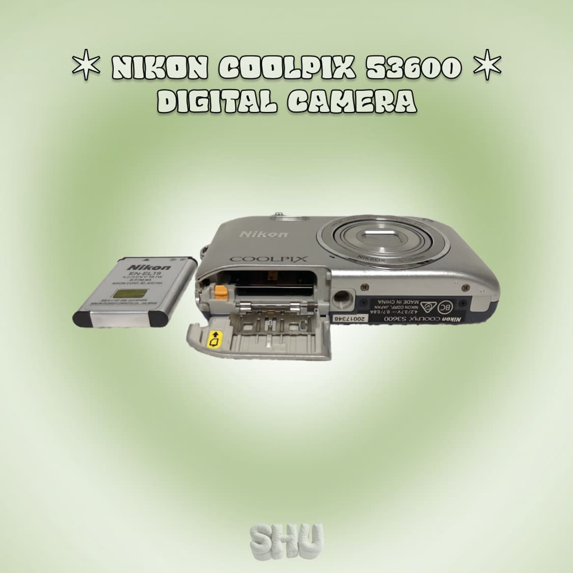 니콘 쿨픽스 S3600 빈티지 디카 실버  상품이미지7