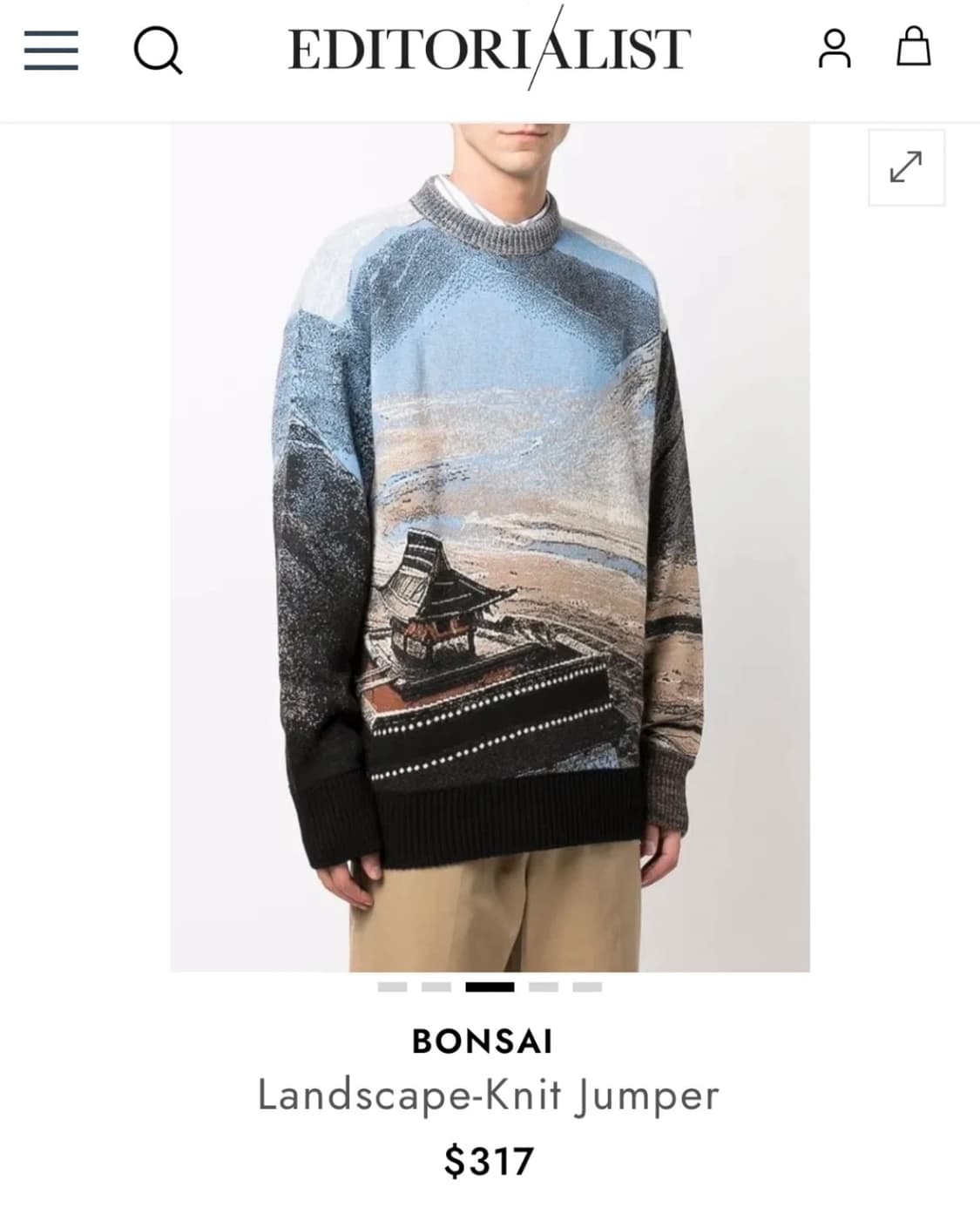 본사이(BONSAI) 니트 상품이미지7