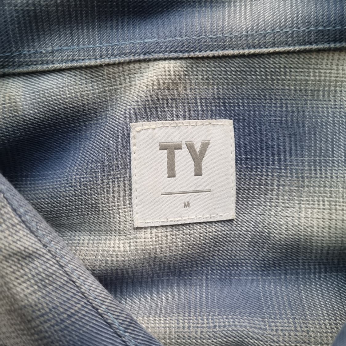 [M] 틀영 올데이 옴브레 체크 셔츠 상품이미지6