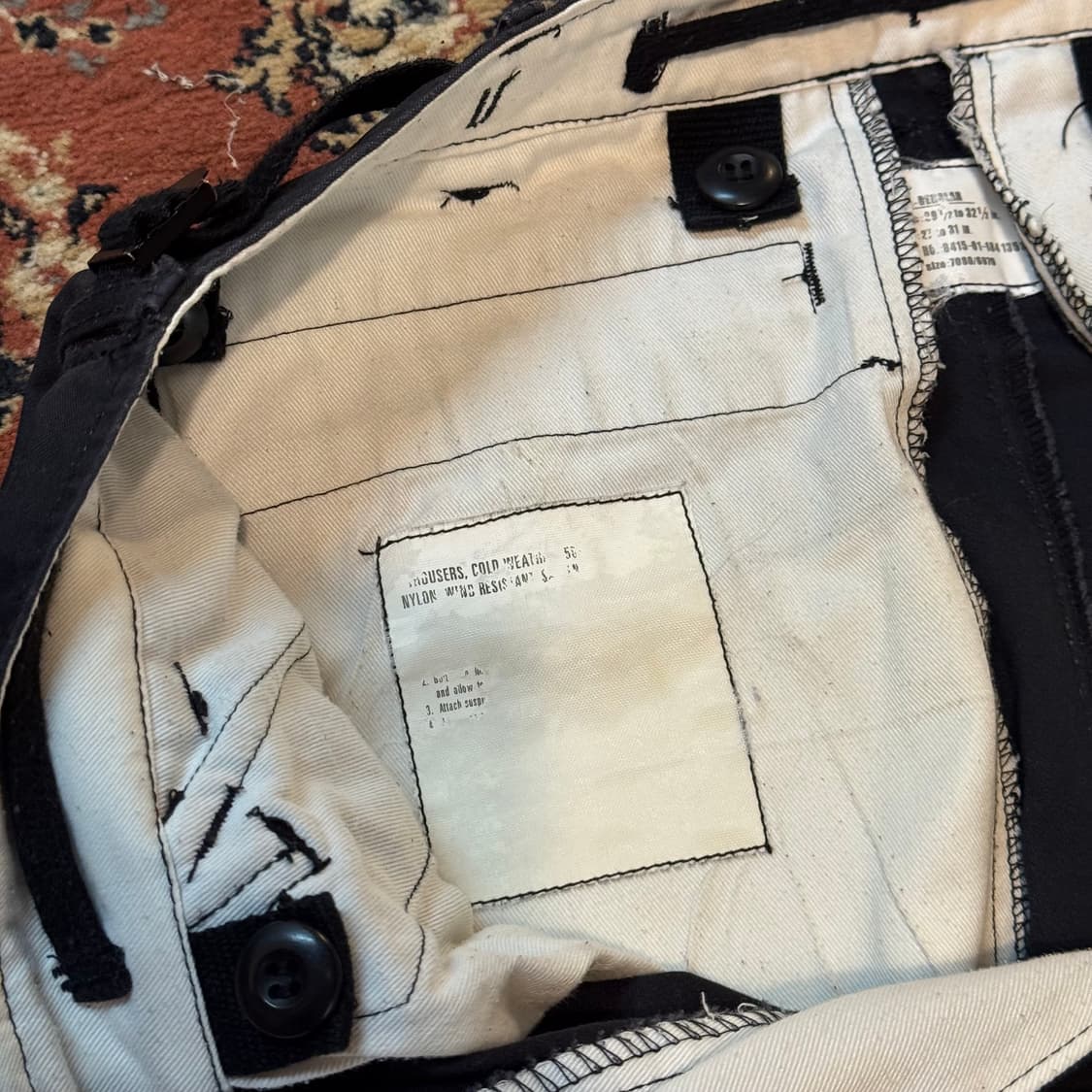 미군 m65 카고팬츠 네이비 (31) 상품이미지9