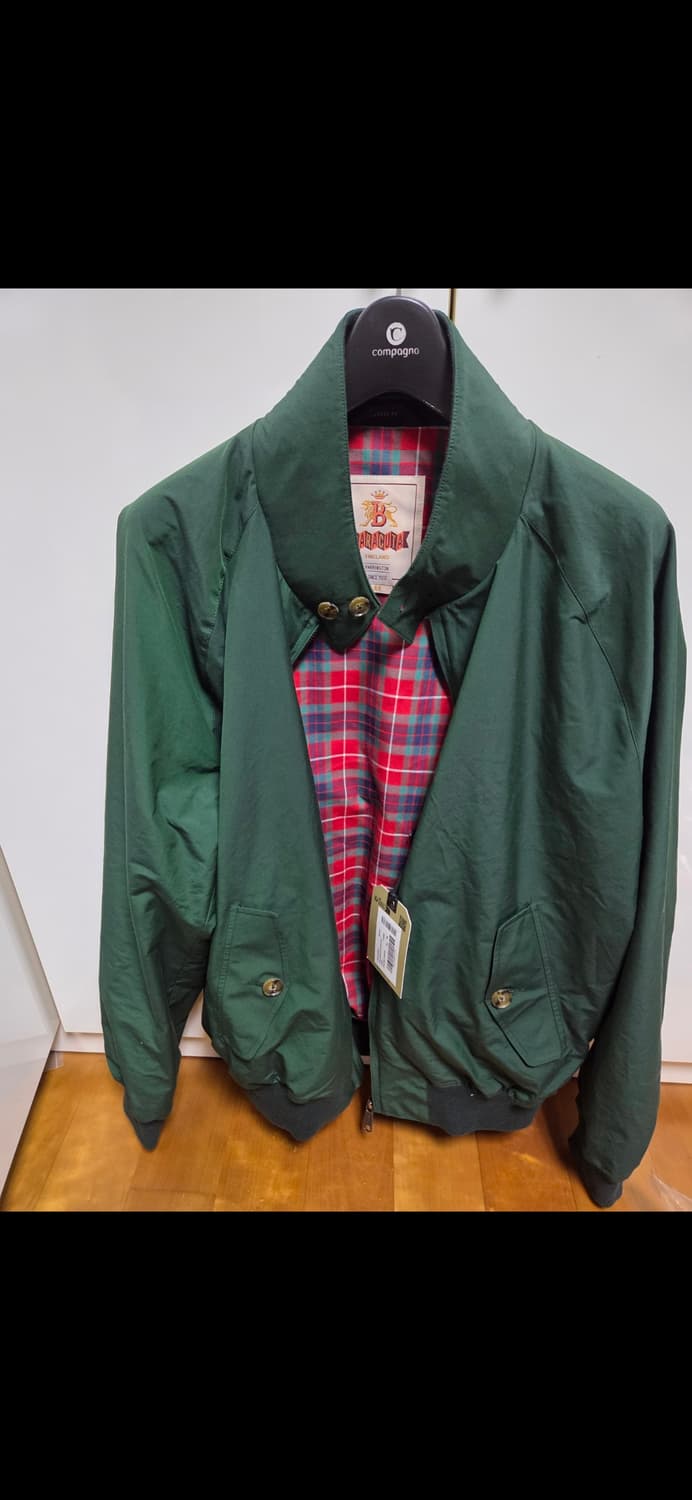 새상품) 바라쿠타 G9 해링턴 자켓 레이싱 그린 44 상품이미지3