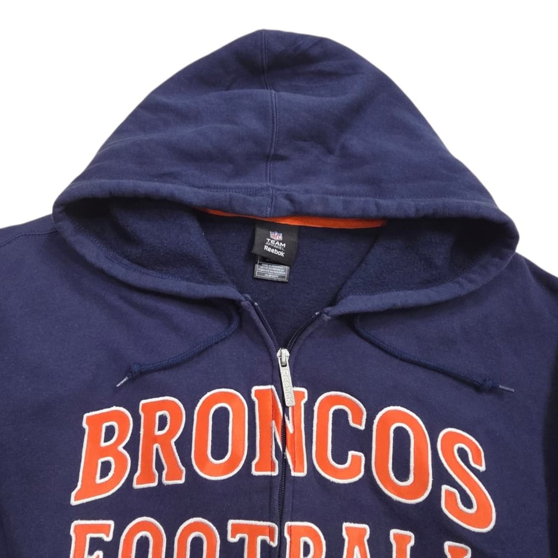 [프립]2XL/리복 x NFL 덴버 브롱코스 올드스쿨 오버핏 후드 집업 상품이미지5