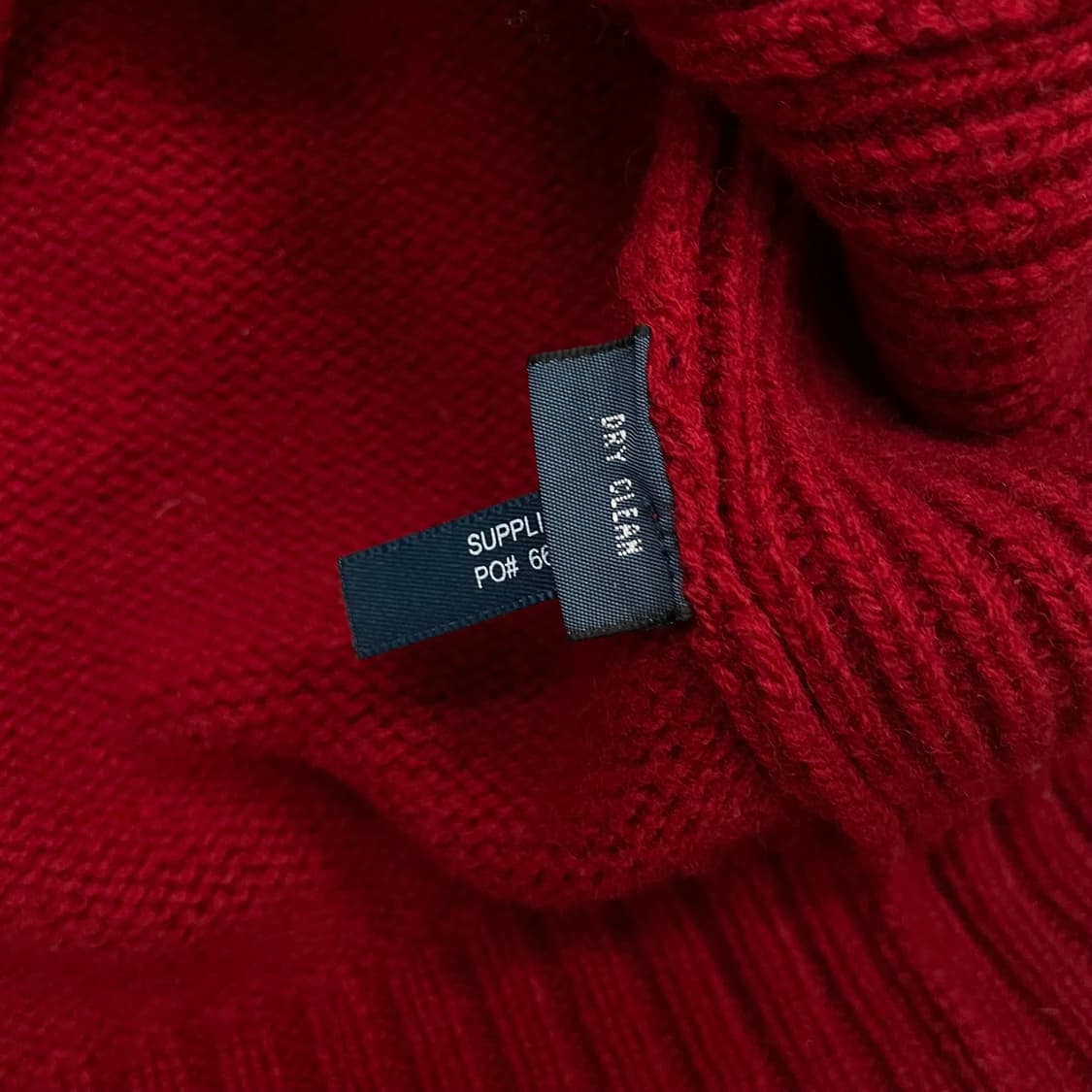 폴로 랄프로렌 빅 포니 니트 집업 레드 상품이미지6