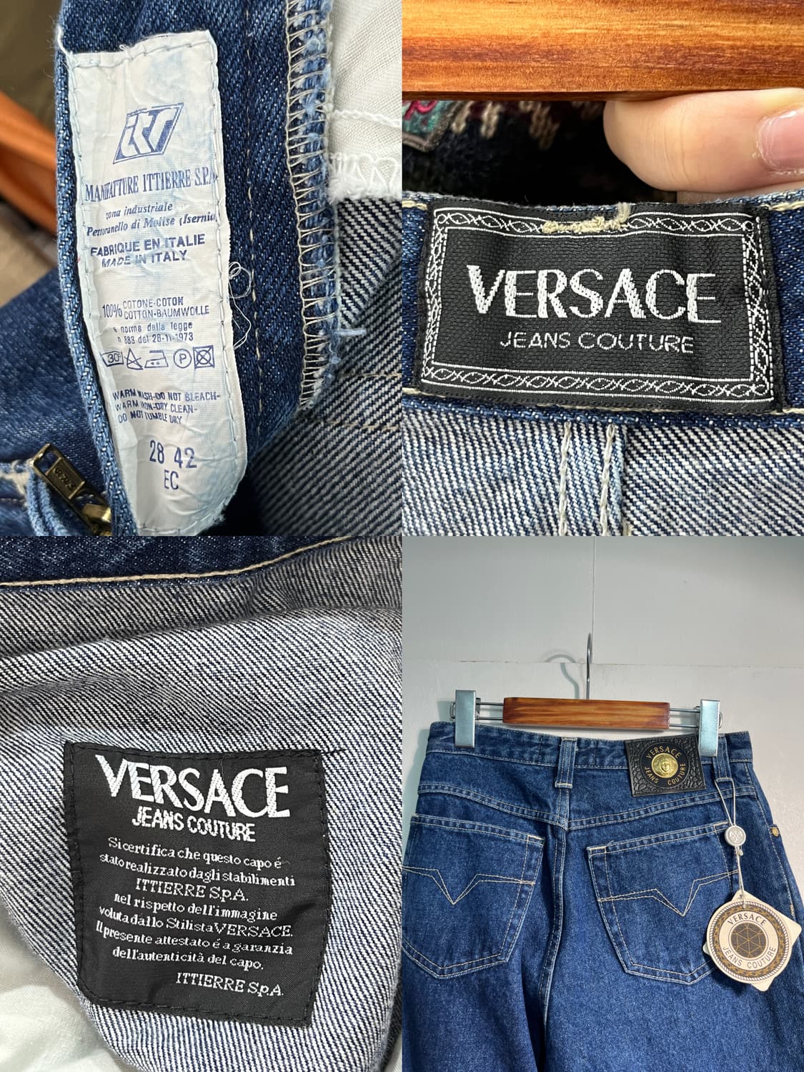 (새상품) Versace 베르사체 진스 꾸뛰르 메두사 데님 팬츠 상품이미지6
