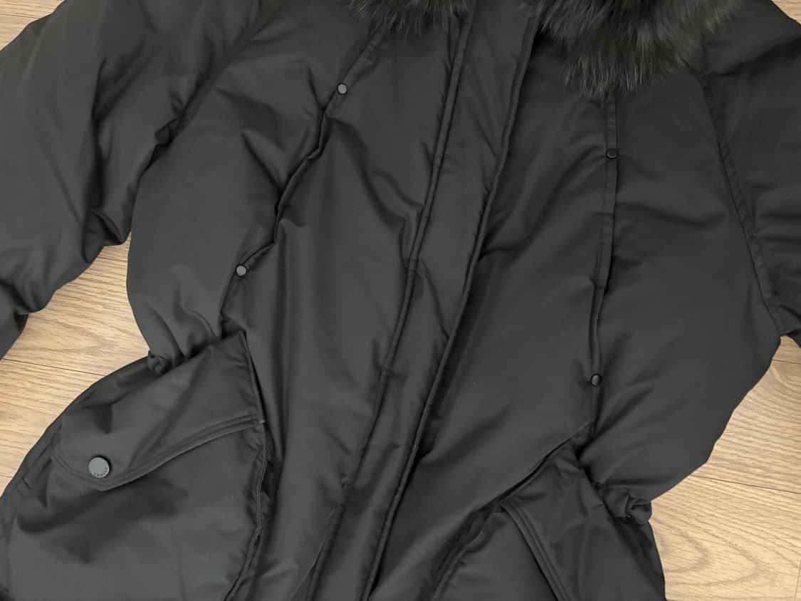 새상품급 에고이스트 빅사가퍼 중기장 구스다운 야상형패딩 55 상품이미지6