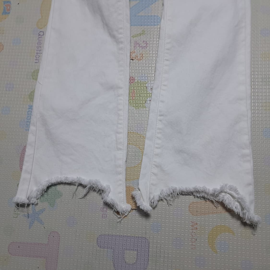 산드로 Sandro 화이트 데님 팬츠 바지 70(약55) 상품이미지3