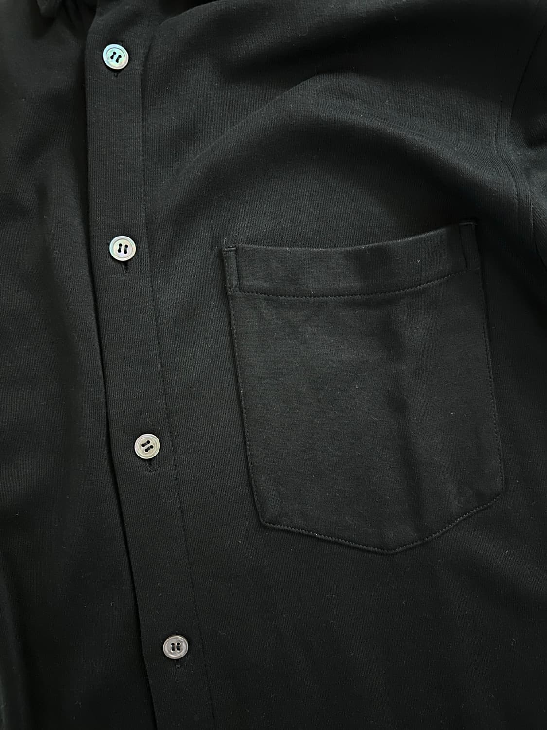 COS 블랙 반팔 셔츠 XL 상품이미지4