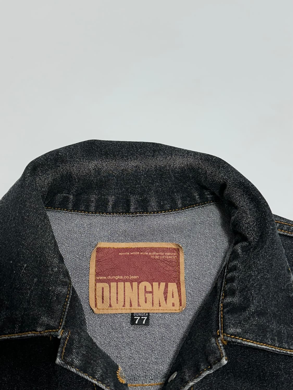 DUNGKA 빈티지 워싱 데님 자켓 트러커 청자켓 상품이미지7