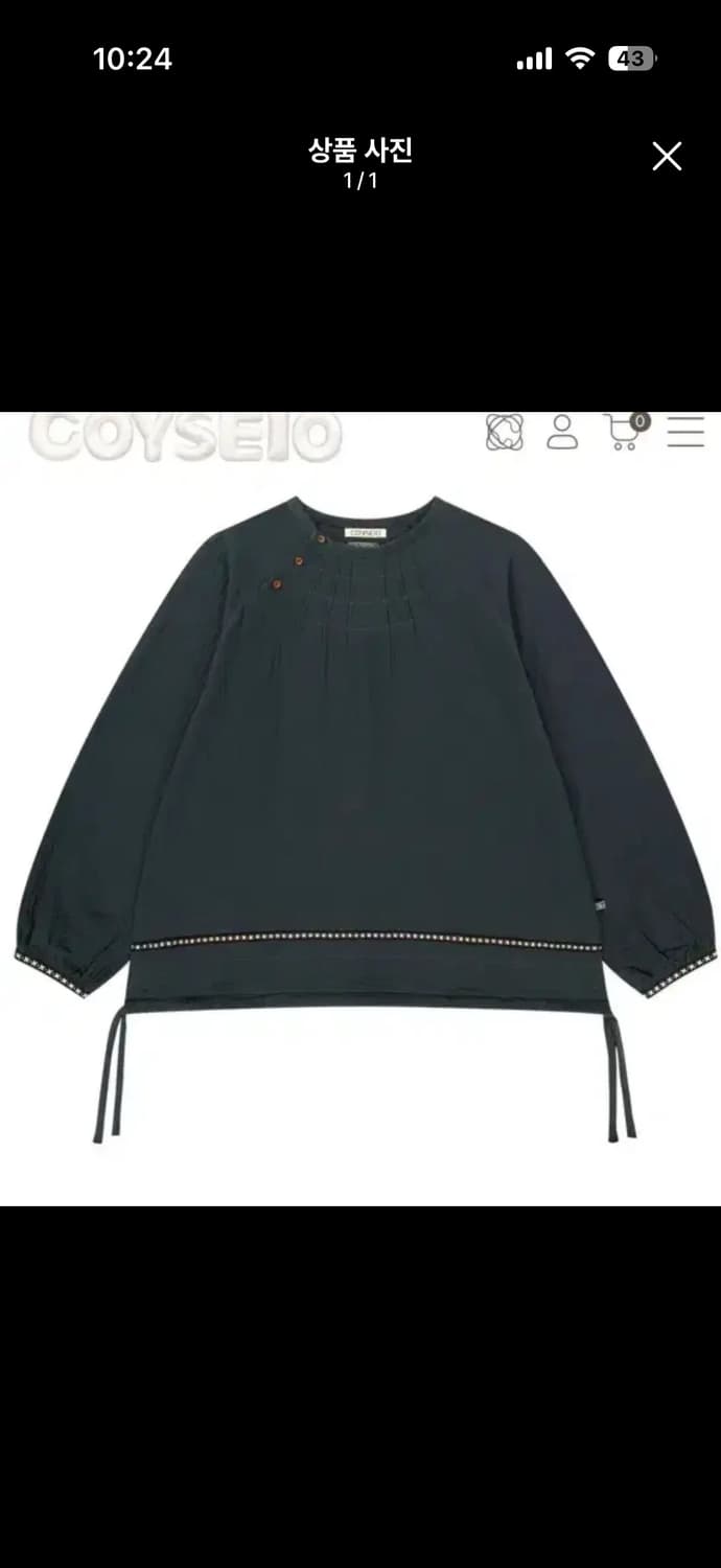 코이세이오 블라우스 상품이미지1