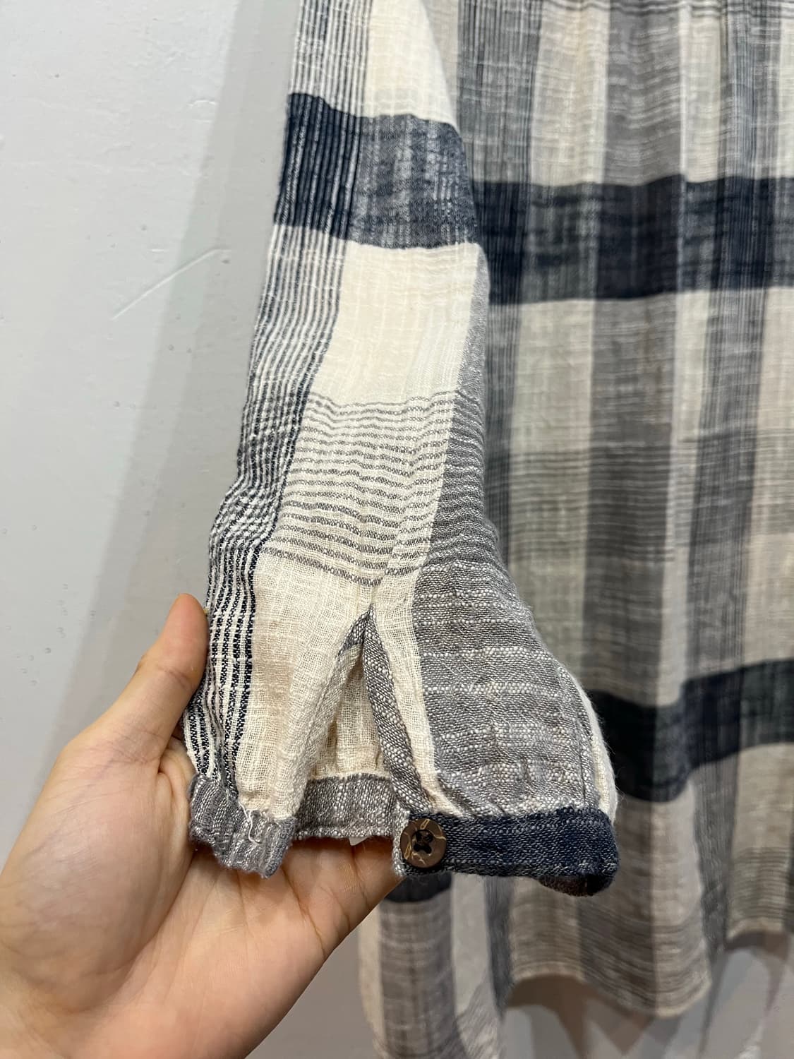 SHELL BROWN 내추럴 블라우스 원피스 상품이미지7