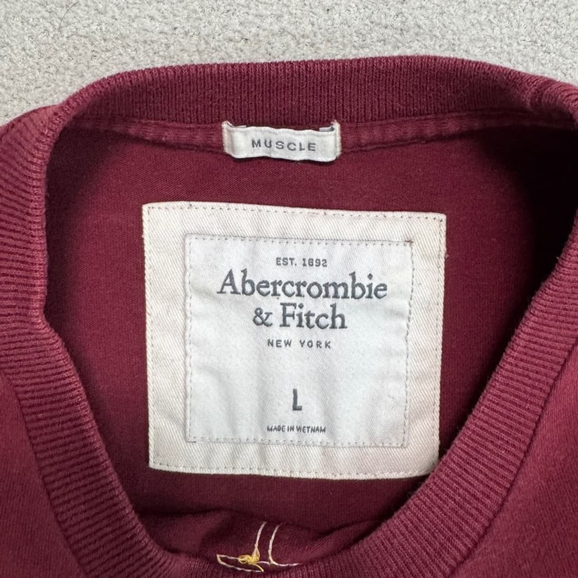 ABERCROMBIE & FITCH 빈티지 반팔 티 L 상품이미지3