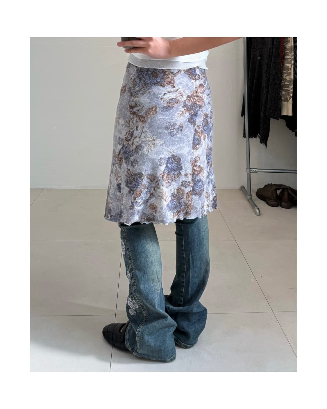 빈티지 플로랄 스커트 상품이미지2