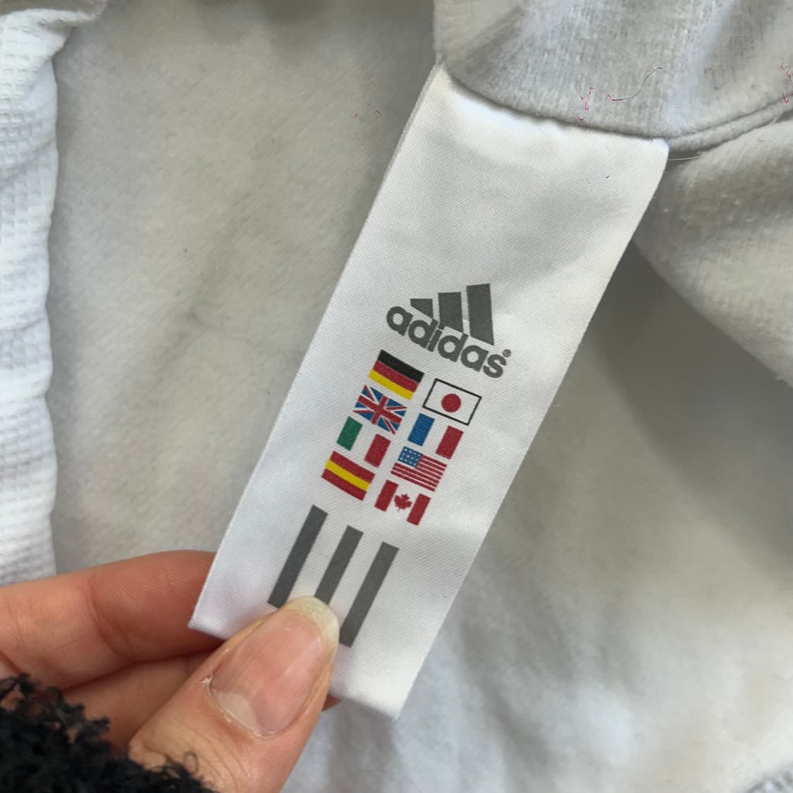 Adidas 아디다스 블루 화이트 트랙탑 화이트 져지 상품이미지7